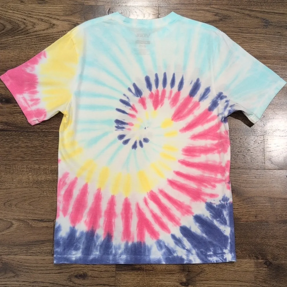 Kids unisex Vans tie dye short sleeve tshirt size M(10/12)